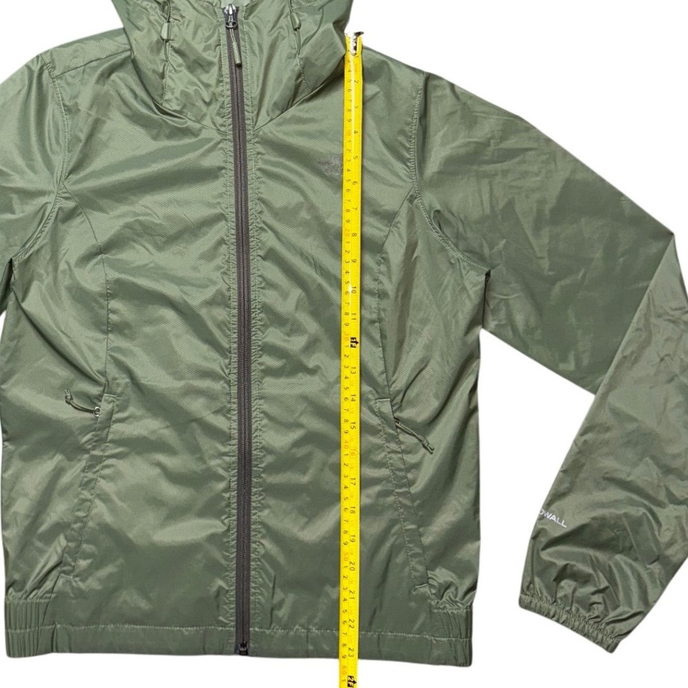 The‎ North Face WindWall Jacket Sage Green Hooded Windbreaker NF0A2VCZ Sz Small - Picture 13 of 16